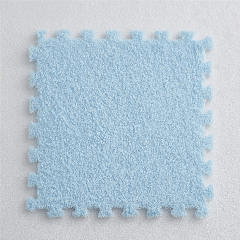 Spliced suede carpet