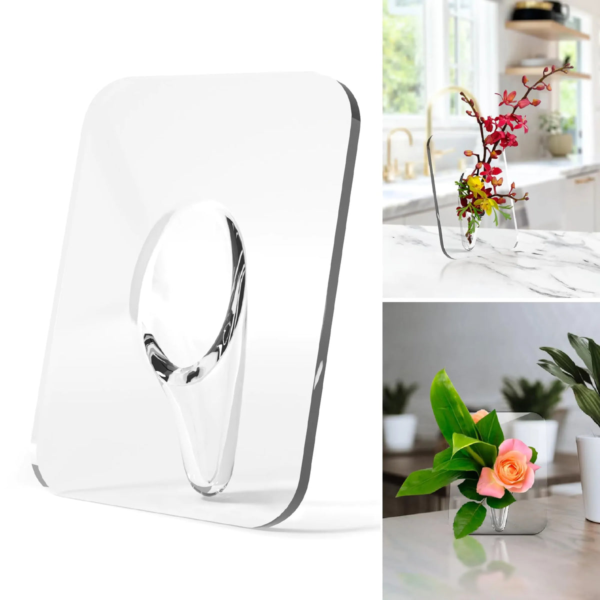 🔥HOT SALE🔥Photo Frame Shaped Clear Acrylic Flower Vase