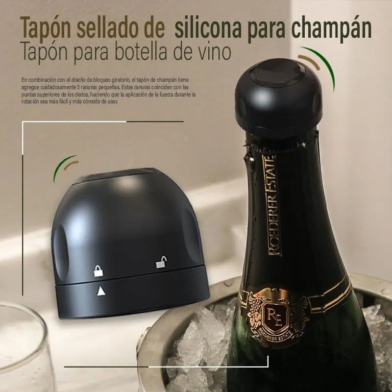 🎉🍾 Twist-Lock Wine and Champagne Bottle Stoppers