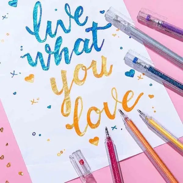 🔥 HOT SALE 🔥🎨🎁 Glitter Gel Pen Set