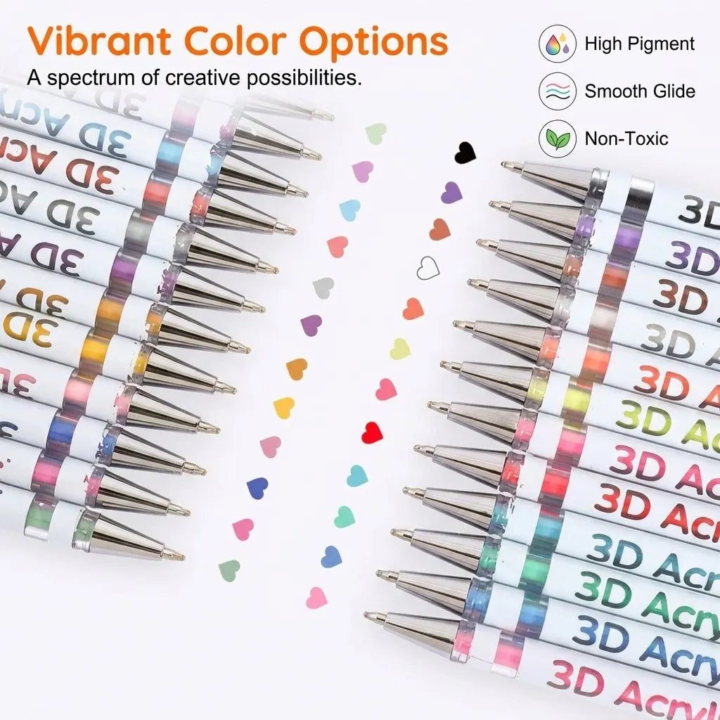 🎉✨Multi-Color Gel Pen Set for Drawing & Coloring
