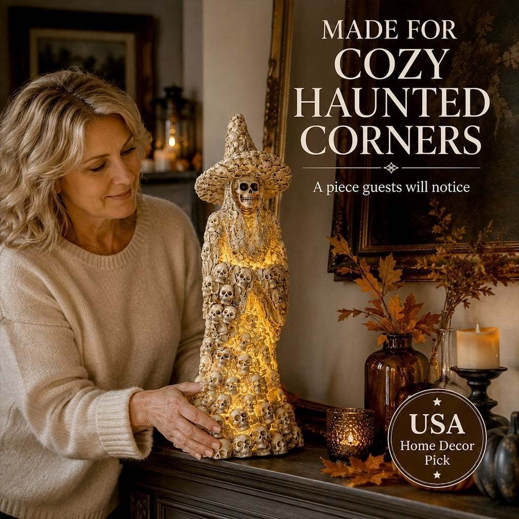 🔥HOT SALE🔥🔥Flash Sale 50% OFF-Skeleton Witch Ornament
