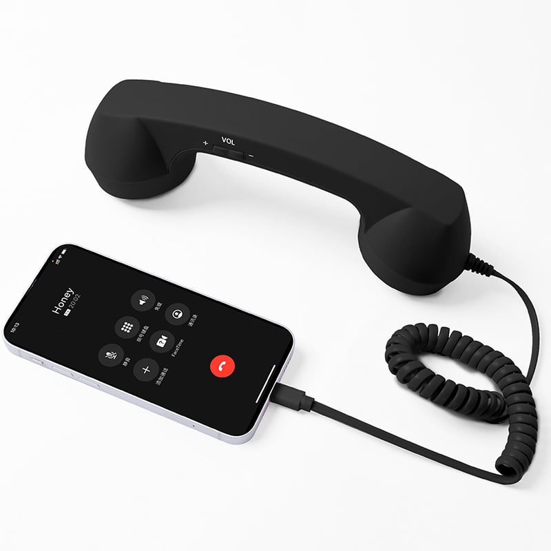 🎉 Retro telephone handset with Type-C interface 📞