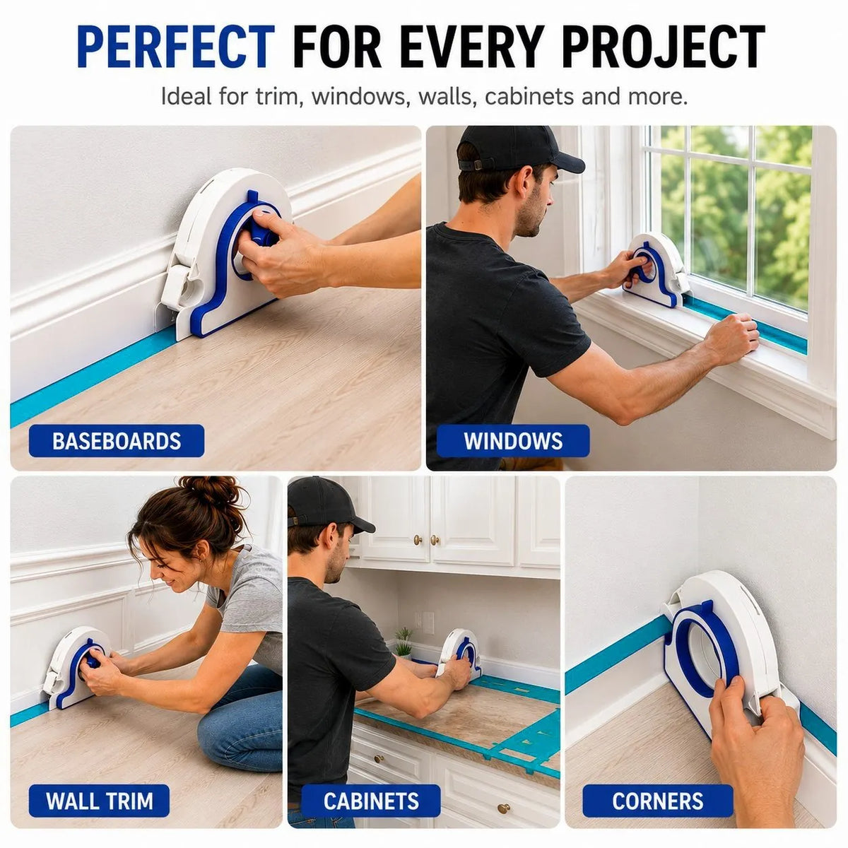 🔥HOT SALE🔥High-efficiency Painter Masking Tape Applicator