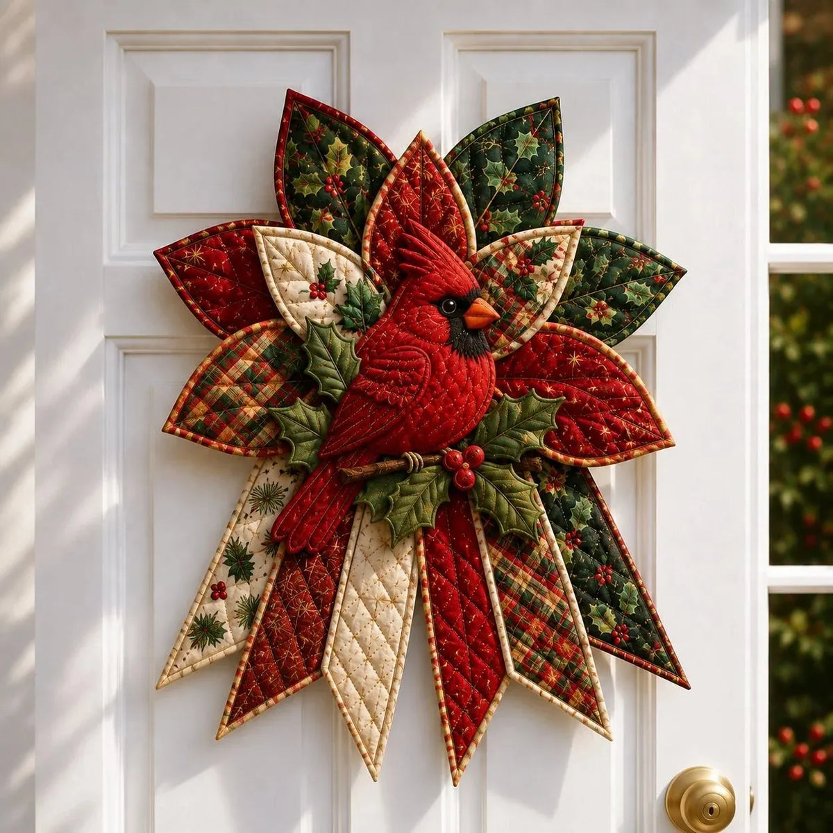 🎉Beginner-Friendly Oversized Christmas Character Quilted Door Hanger Sewing Kit 💕