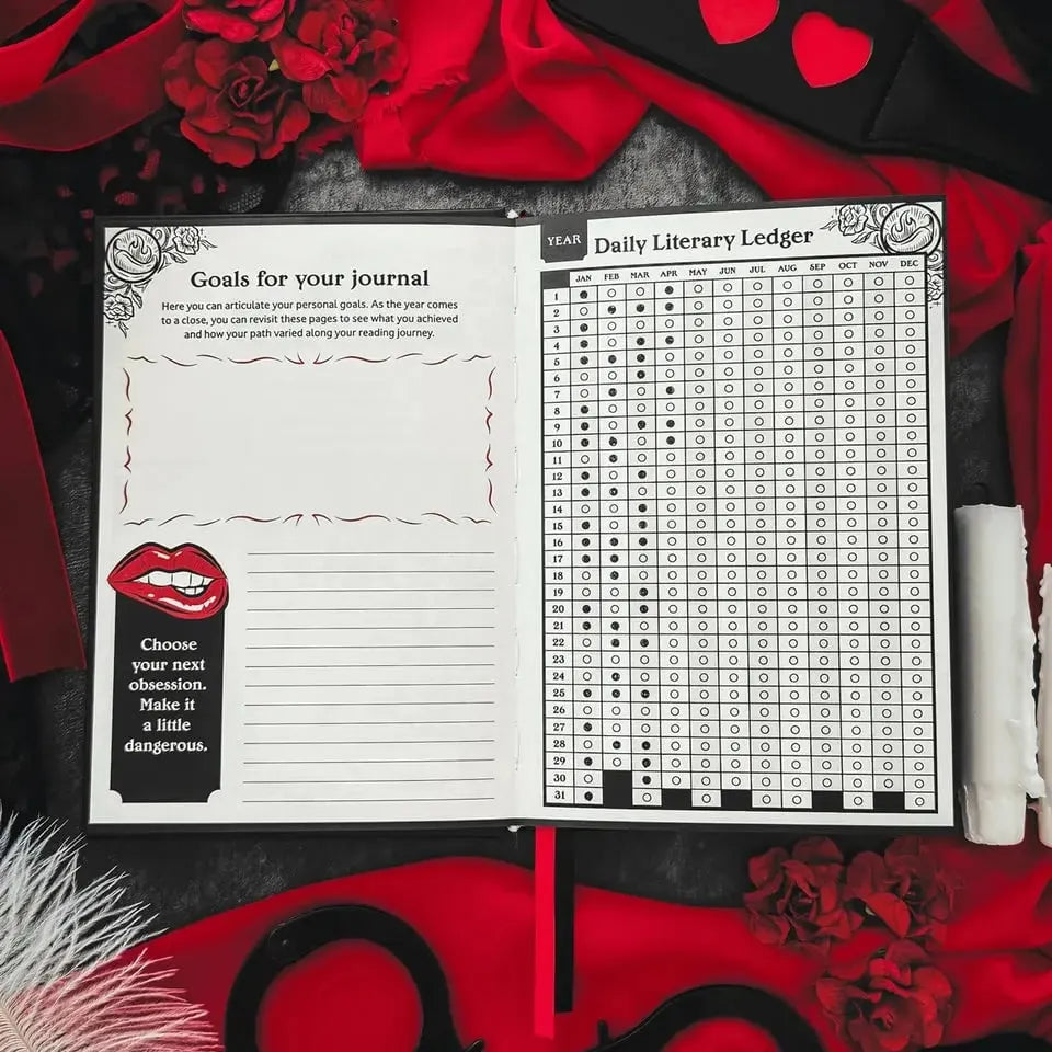 🔥Last Day 50% OFF - 🖤🌶️A Little Wicked Reading Journal📖