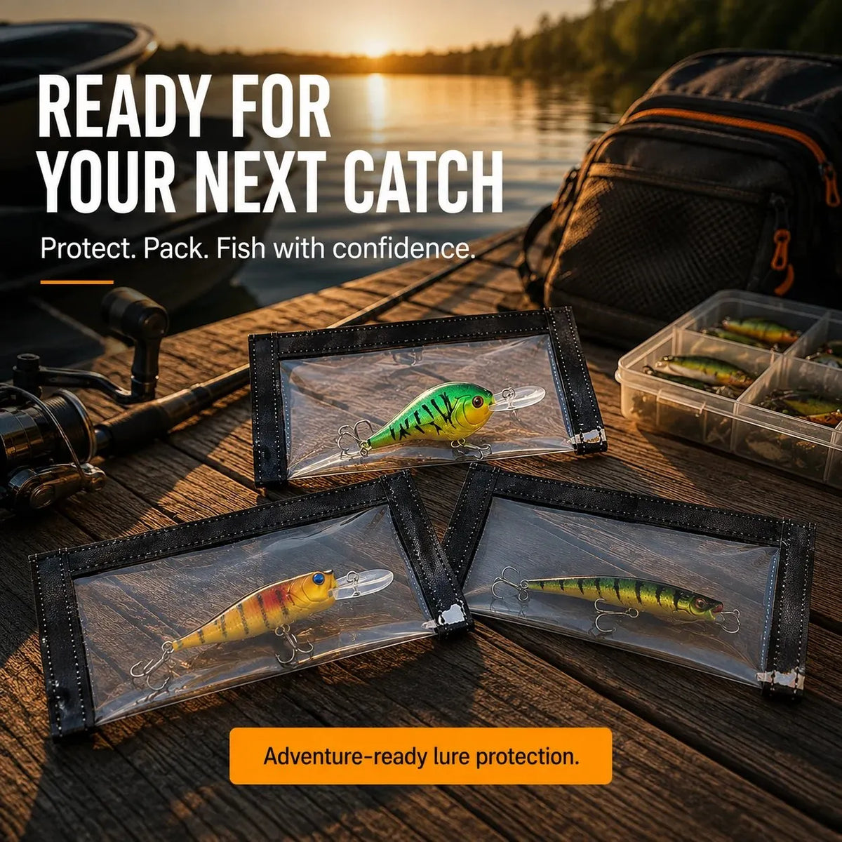 🔥HOT SALE🔥🎣 Fishing Lure Protective Case | Soft Bait Storage Box For Anglers