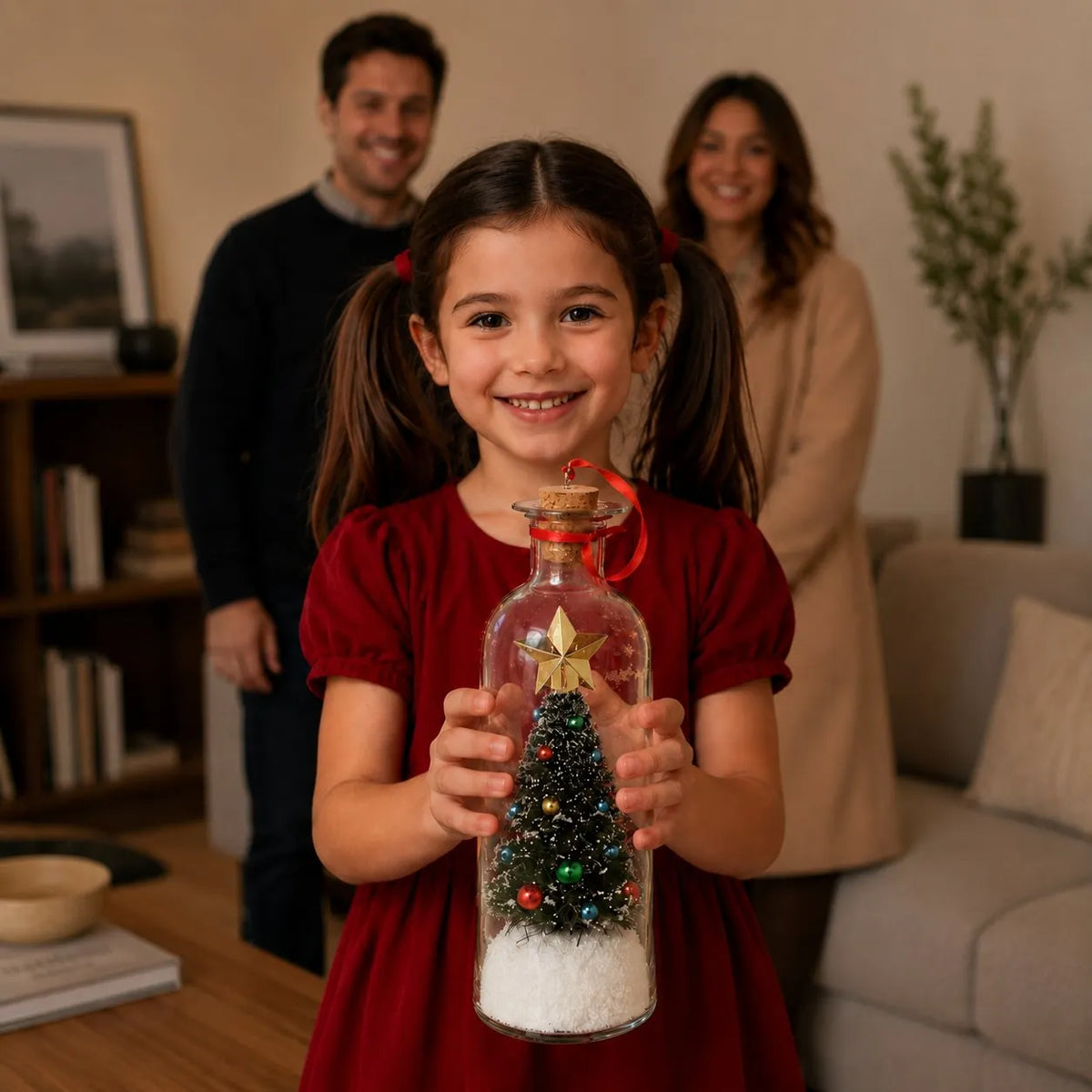 Christmas Tree Message Bottle – A Heartfelt Voice Keepsake Gift for Family & Loved Ones