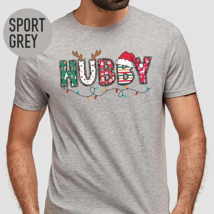 Christmas Wife and Husband T-shirt