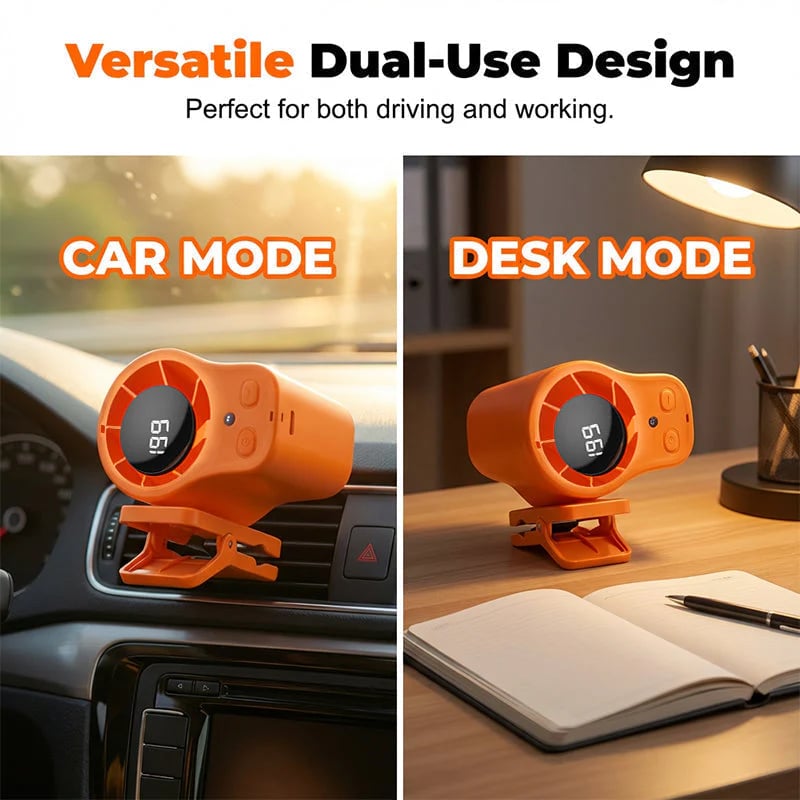 🔥HOT SALE49% OFF🔥Hands-Free Personal Cooling Fan with LED Display
