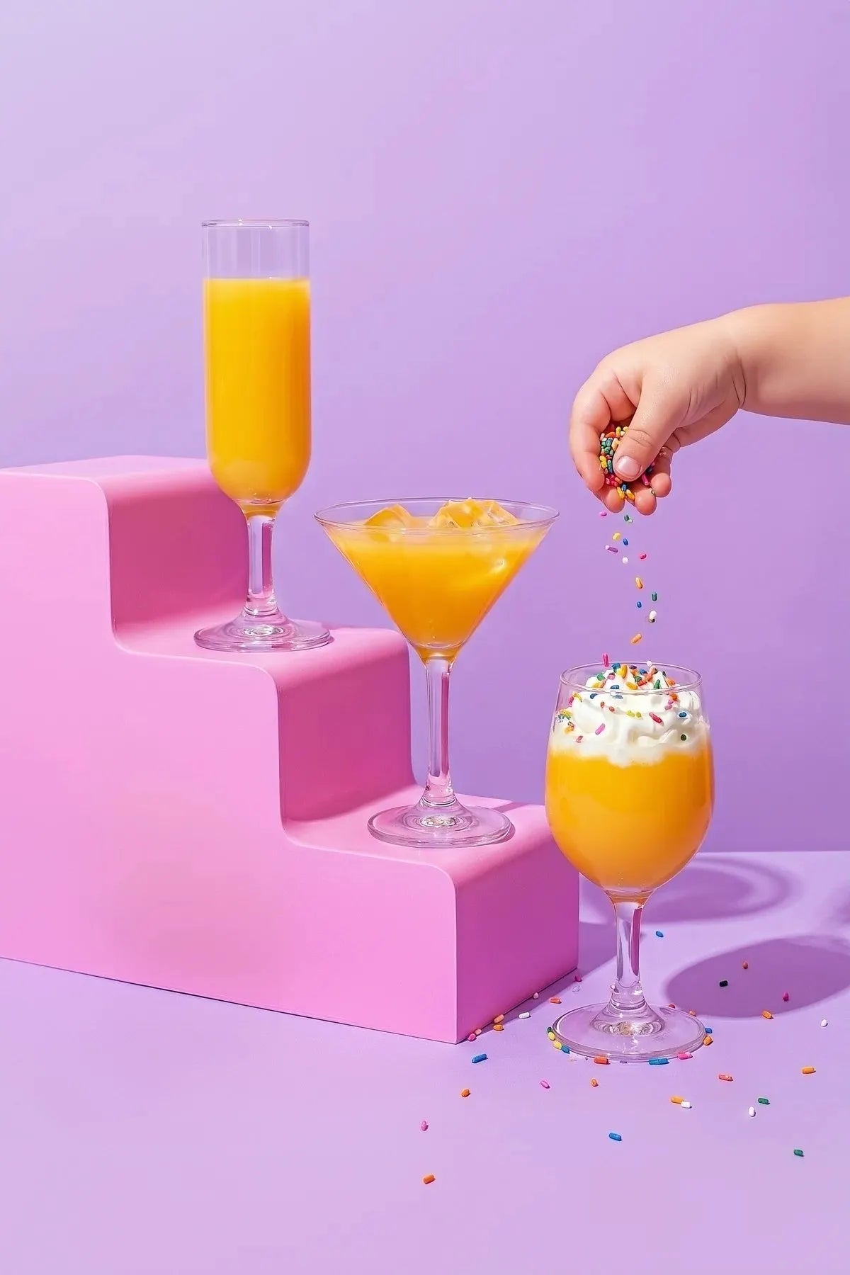 🏖️🥤 Tini Cheers 3-Pack Stemmed Kids Cups, Shatterproof BPA-Free Transparent Tritan Drinking Cups, Top-Rack Dishwasher Safe for Toddlers Ages 2+ 🍸️🍷