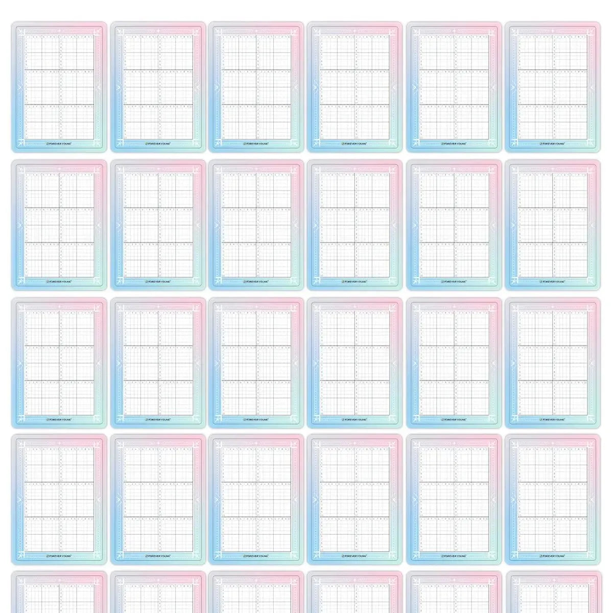 Turn Leftover Drills Into Art | Freestyle Mini Diamond Art Cards, 30PCS Cute Pixel DIY Craft Cards for Diamond Painting Lovers