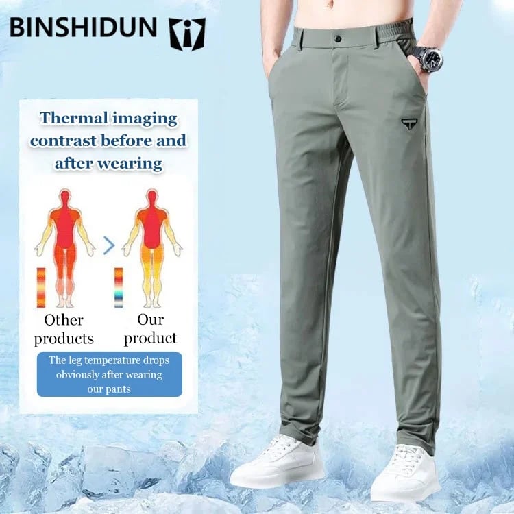Men's Casual Elastic Straight-leg Pants (Buy 2 free shipping)