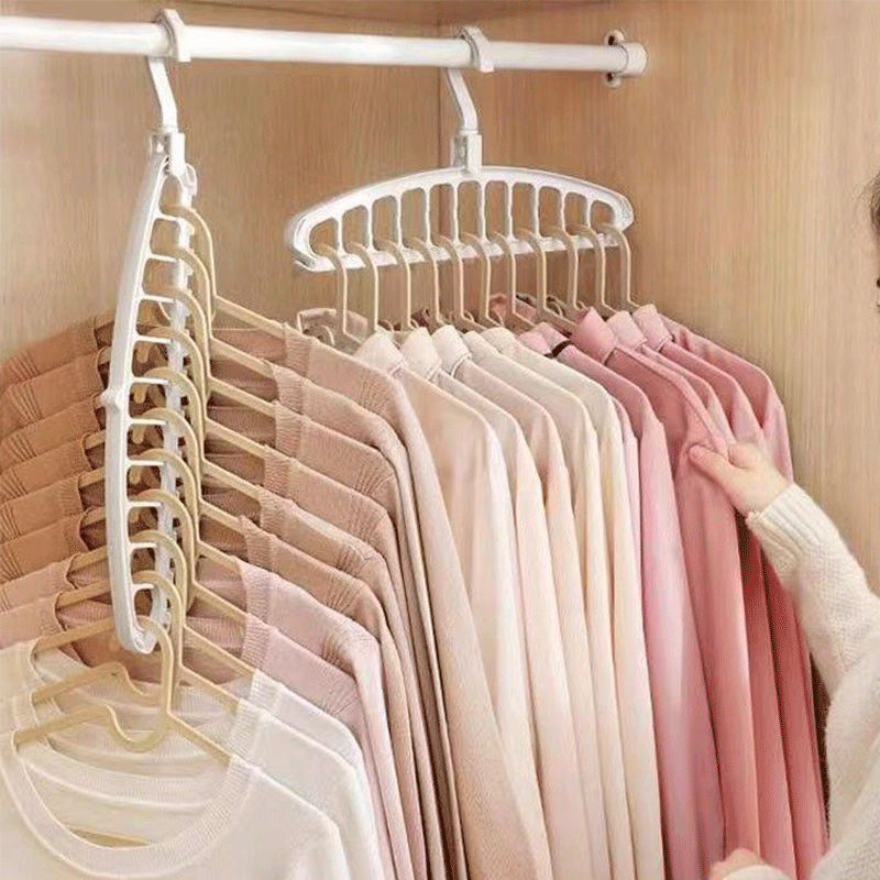 New Year Hot Sale -Porous Rotating Magic Clothes Hanger