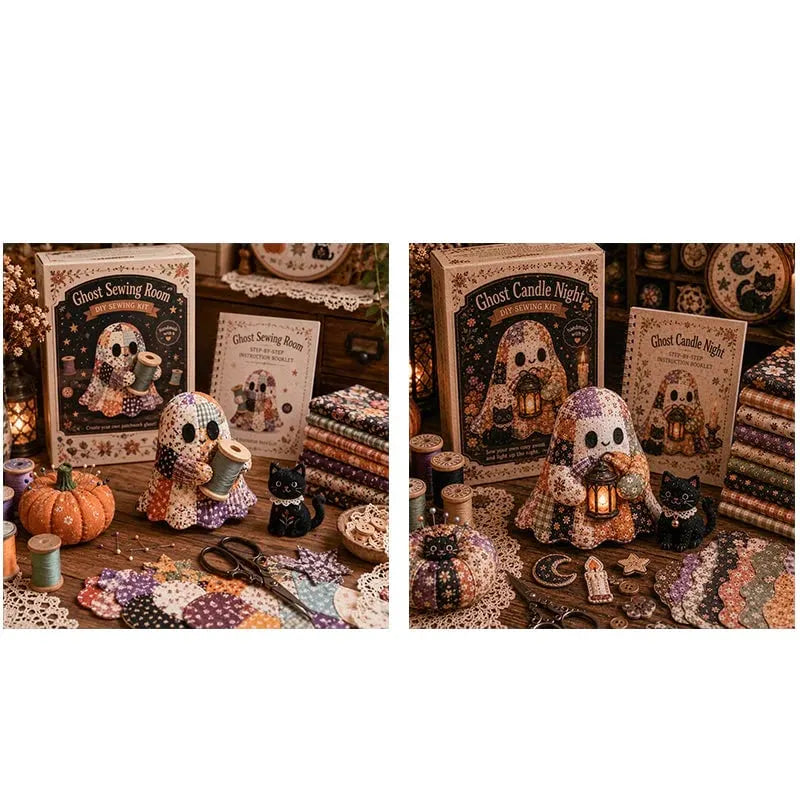 🔥HOT SALE🔥🔥LAST DAY 49% OFF🧵Little Ghost's Cozy Halloween DIY Patchwork Kit