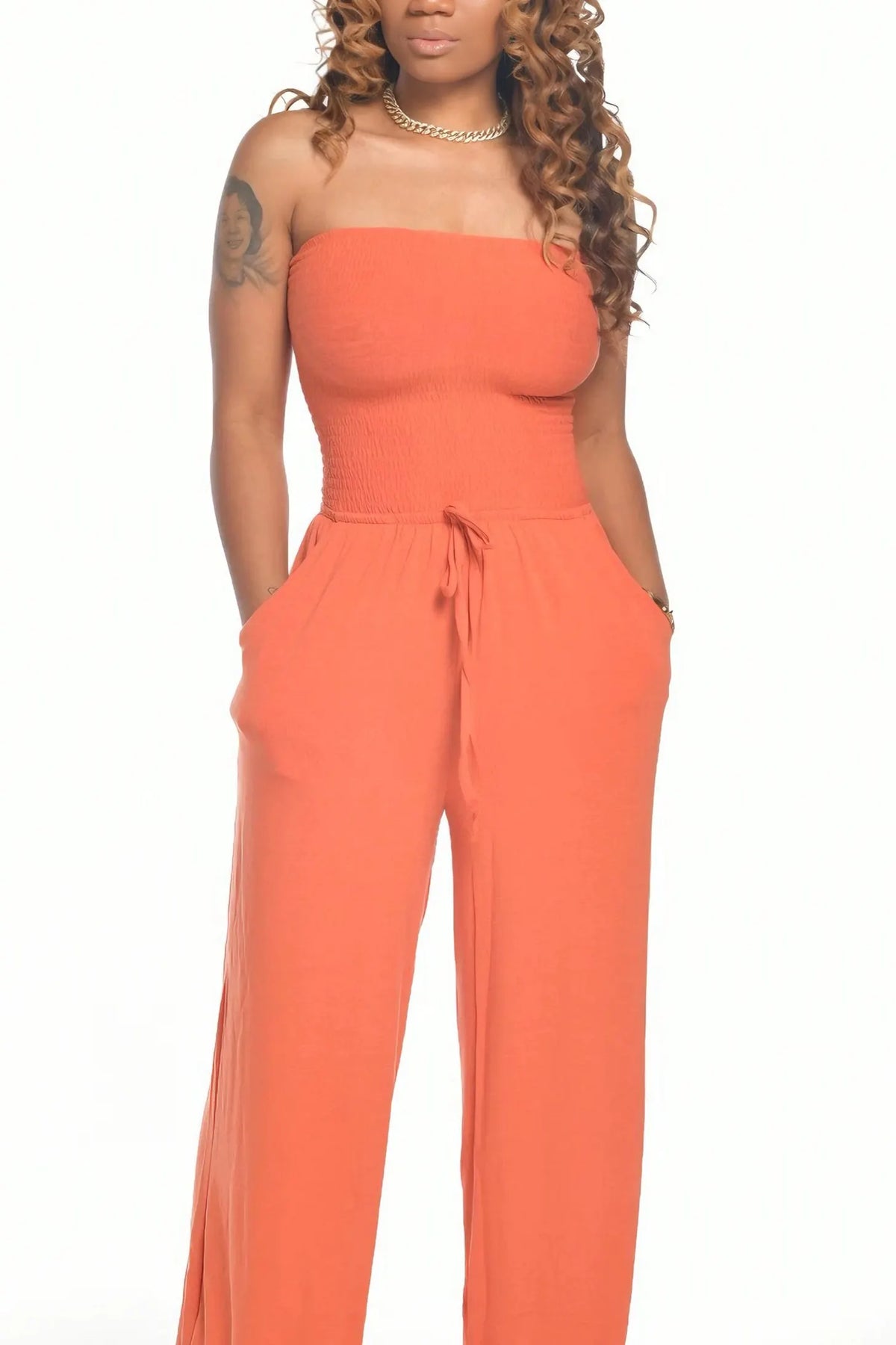 🔥Last Day Promotion 49% OFF-Newest Strapless Waist Jumpsuit-Buy 2 Free Shipping