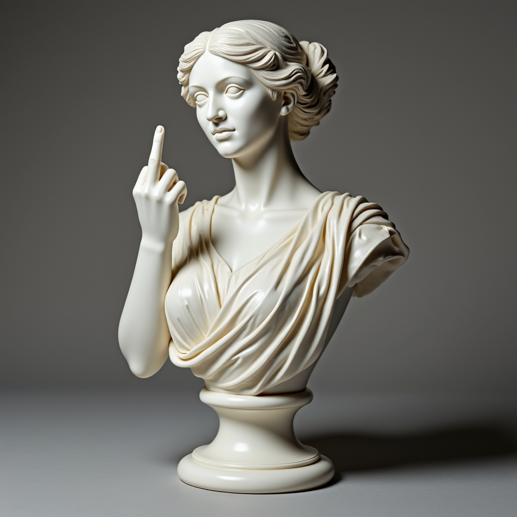 🎨✨ Venus with Attitude – The Original ‘Talk to the Hand’ Icon!