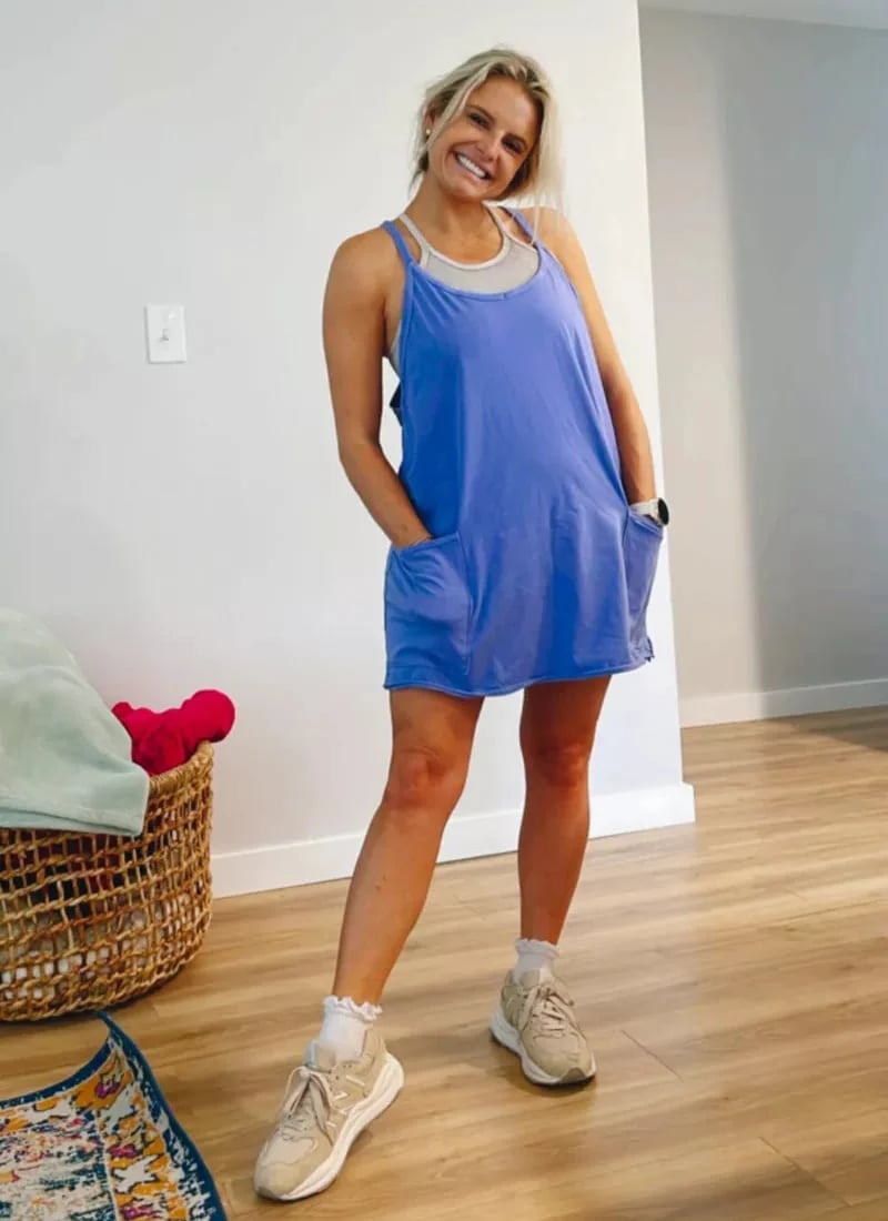 🔥Summer Sale 49% OFF💃Casual Sleeveless Mini Dress With Built-In Shorts