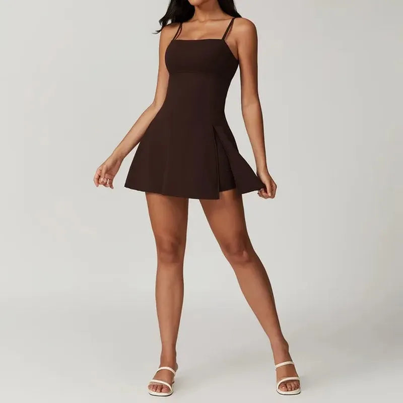 ✨[Official Brand Store]2 in 1 Split Hem Sports Dress(🔥Limited Time Discount)