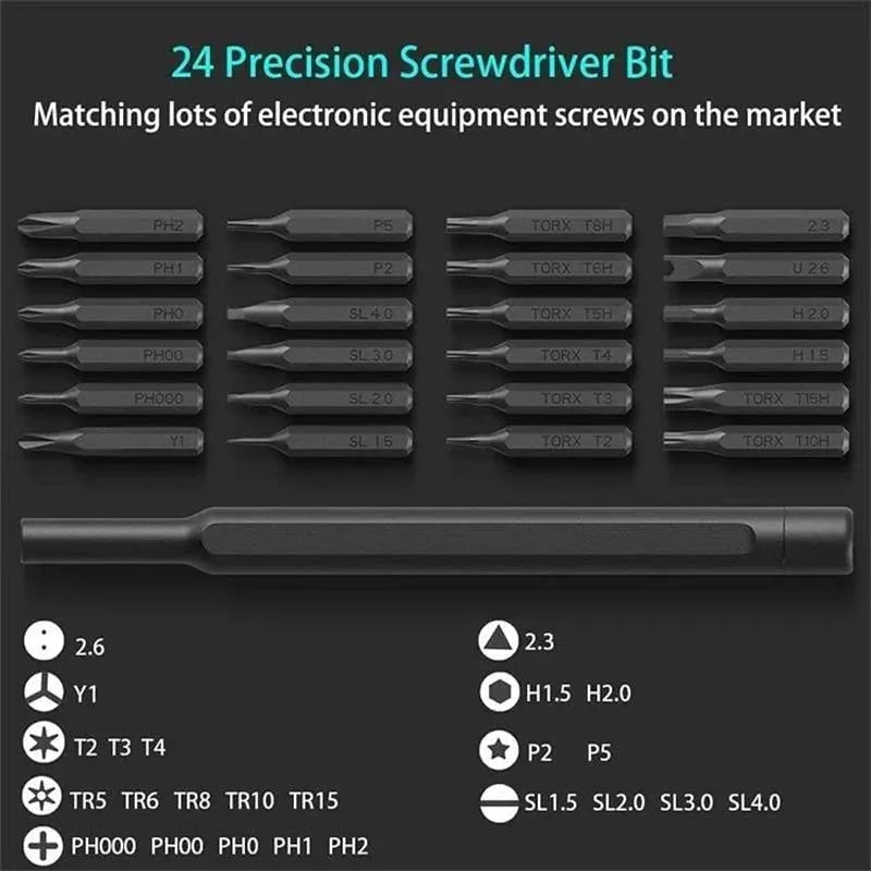 🎁2026Hot Sale🎁🔥 49% OFF🔥🧰🪛24 in 1 Screwdriver Set
