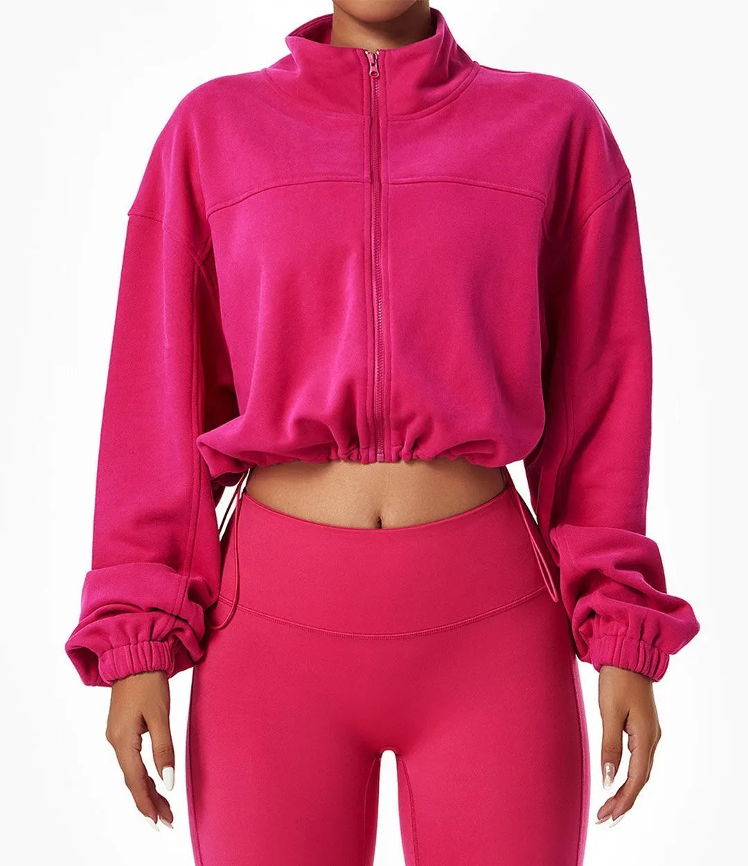 Terry Fleece Full Zip Sweatshirt