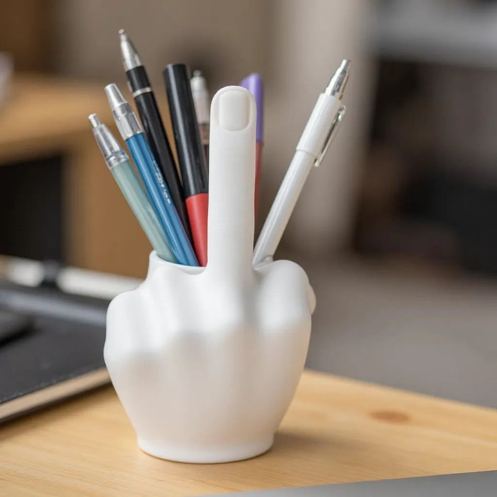 Middle Finger Pen Holder