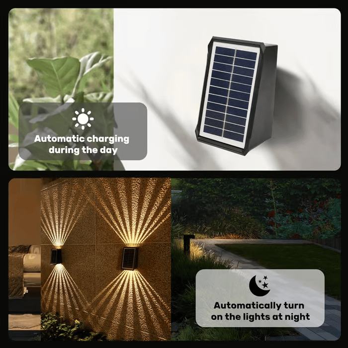 Solar Wall Lights Outdoor Light Waterproof
