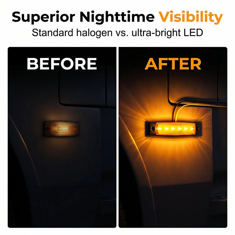 🔥HOT SALE🔥10PCS LED Side Marker Light for Trucks