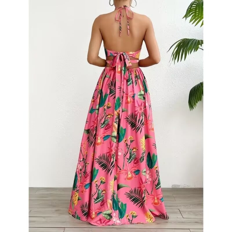 Floral Spaghetti Strap Dress