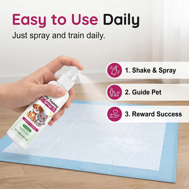 🔥 HOT SALE 🔥Pet Potty Training Spray for Dogs & Cats