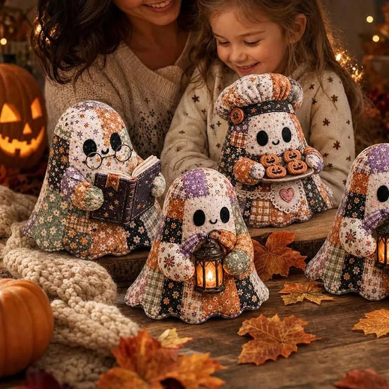 🔥HOT SALE🔥🔥LAST DAY 49% OFF🧵Little Ghost's Cozy Halloween DIY Patchwork Kit