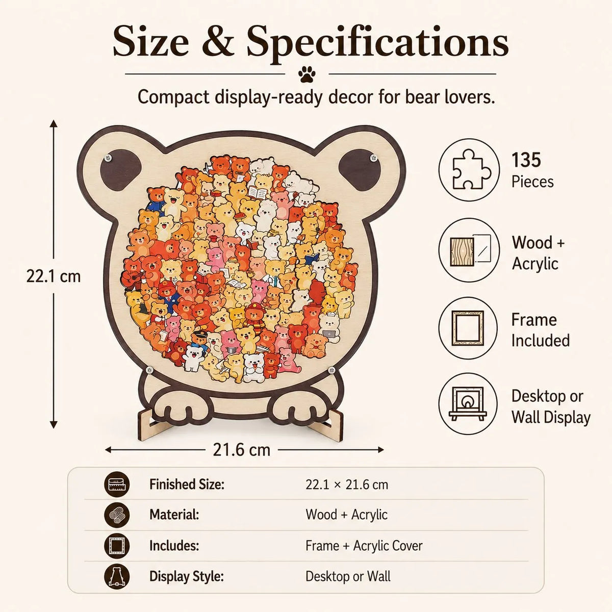 🔥Last Day 49% OFF - 🐶🐱Wooden Dog Jigsaw Puzzle