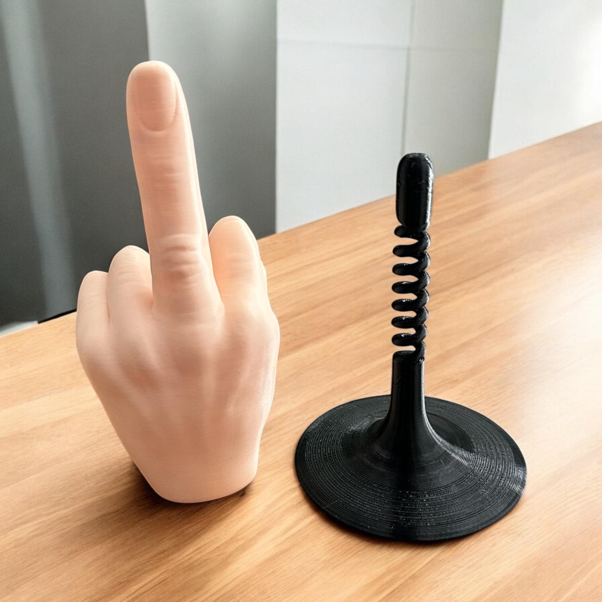 🤣Springy Middle Finger Desk Mate and Toy