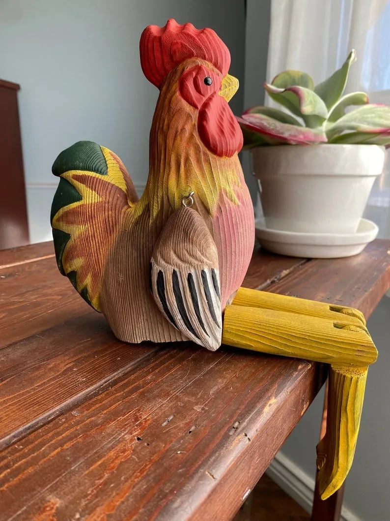 🔥LAST DAY 50% OFF - Hand-Carved Wooden Sitting Animal