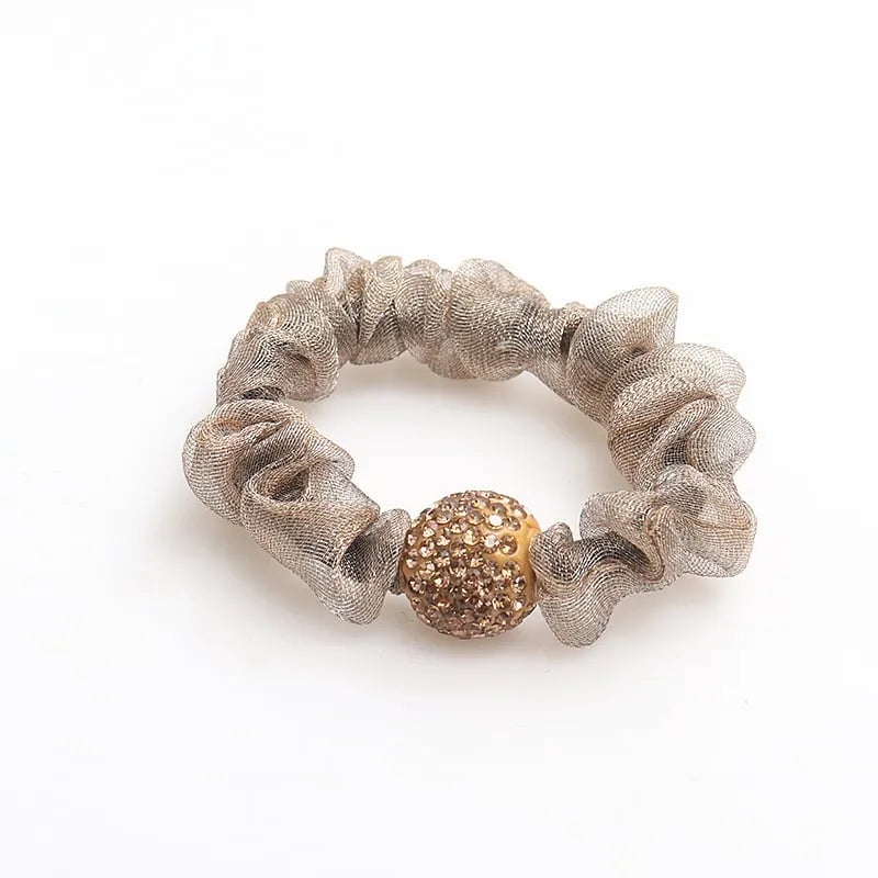 Elegant Rhinestone Mesh Hair Ties ⚡ BUY 2 GET 1 FREE