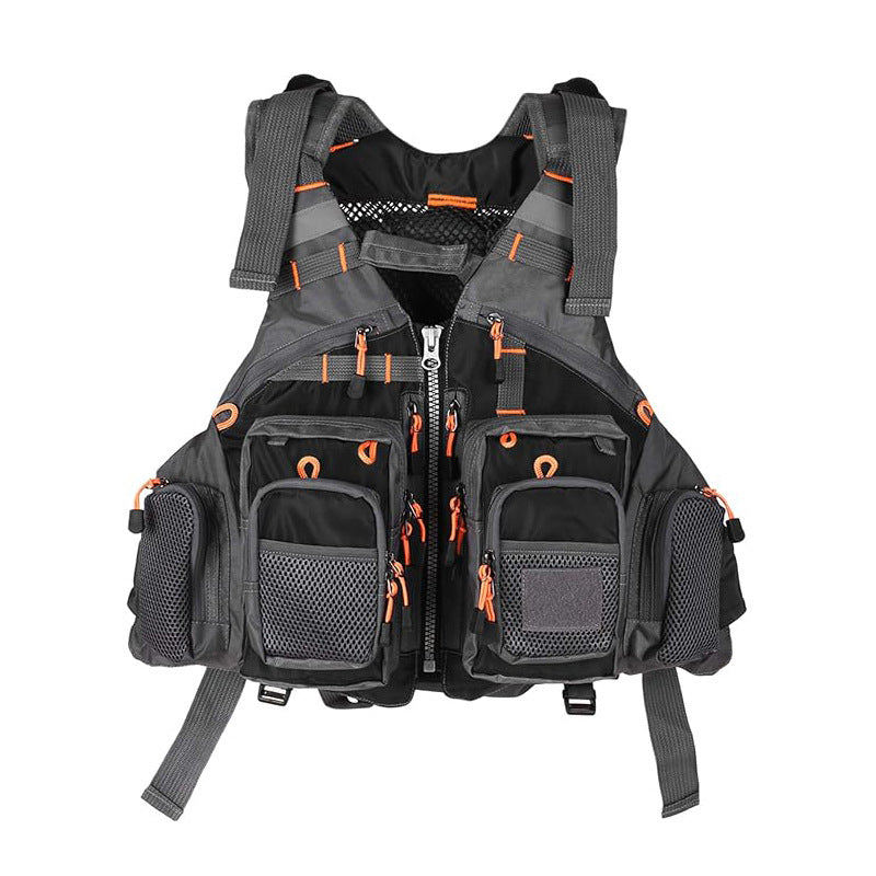 Multi-Functional Life Vest for Fishing