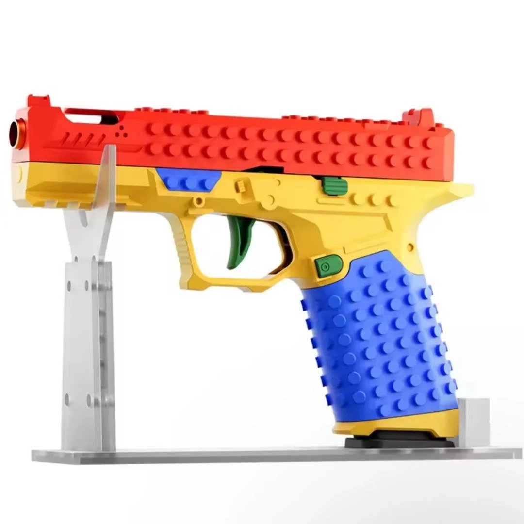 🔥 HOT SALE 🔥Building Block Shell-Ejecting Soft Bullet Toy Gun
