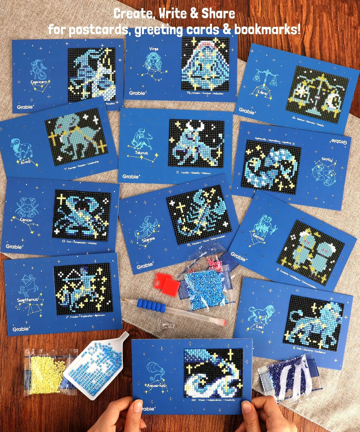 Mini Diamond Art Cards – Create Sparkling Mini Masterpieces in 30 Minutes