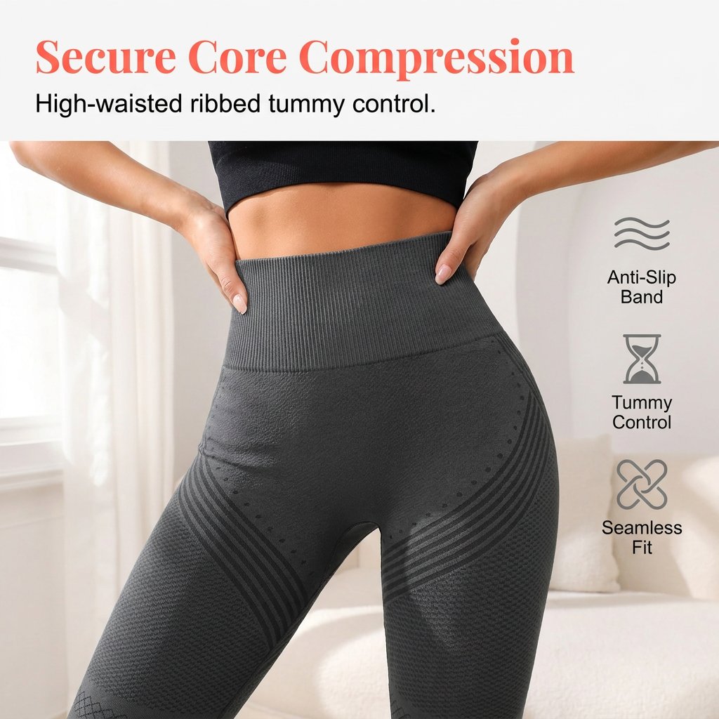 Women's High-Waisted Stretchy Butt-Lifting Yoga Leggings