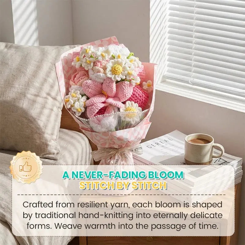 🔥Last Day 49% OFF - 🔥Handmade Crochet Flower Bouquet