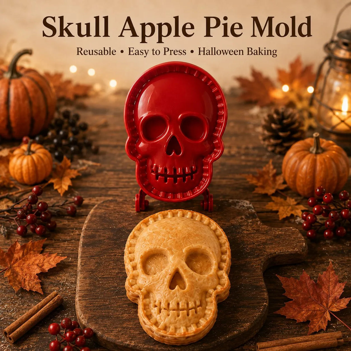 🔥Last Day 50% OFF - 🎃🥧 8-Piece Halloween Mini Hand Pie Mold Set