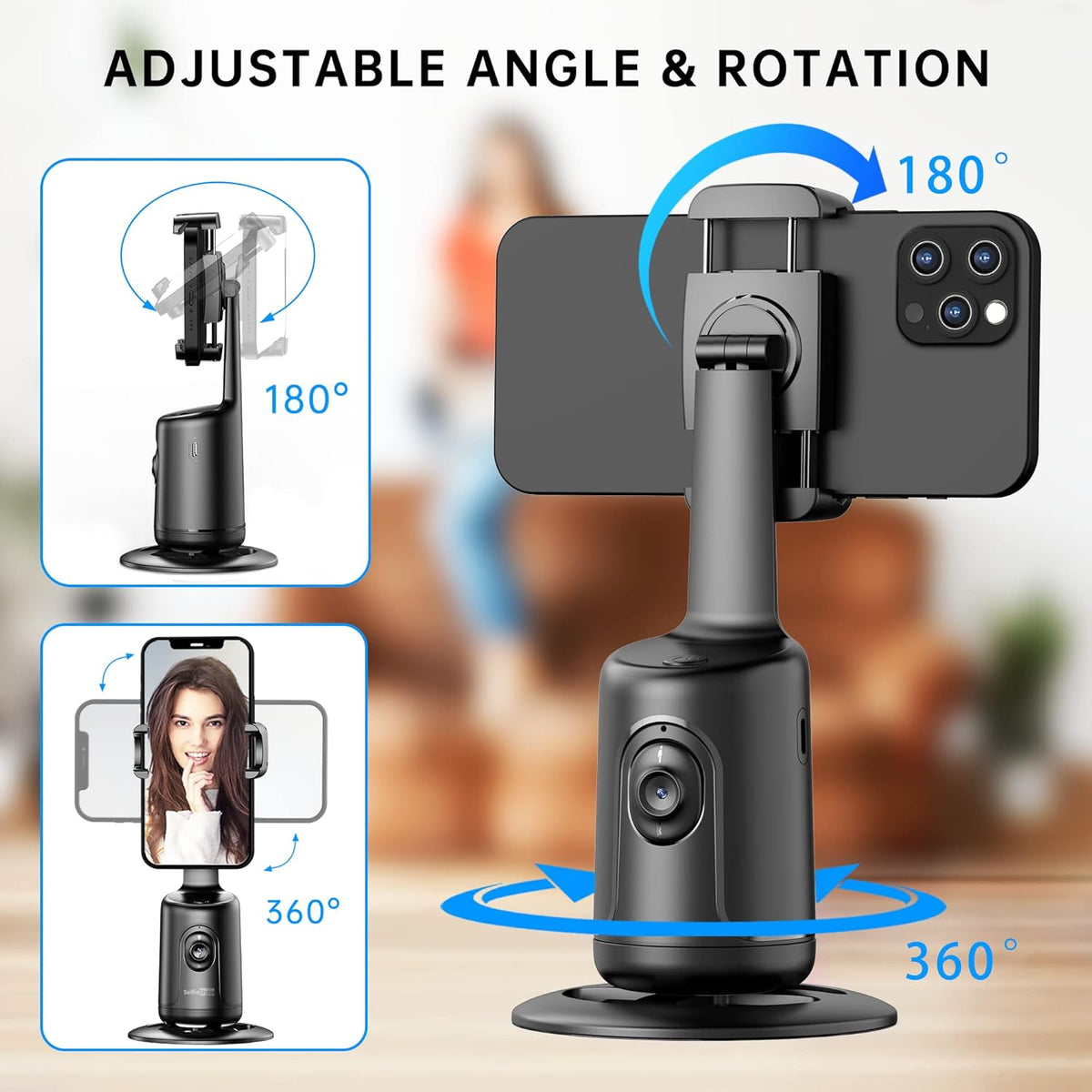 🔥HOT SALE🔥Hot Sale🔥Smart AI Facial Recognition Phone Tripod