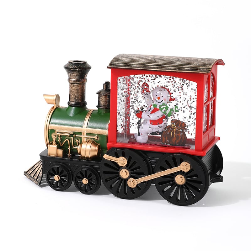 🎉🎅Christmas Gift Music Box Train💝 Music Box Crystal Ball Ornaments