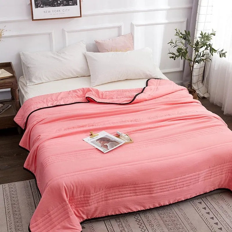 🔥Prime Day 48% OFF-Cool Ice Silk Summer Air  Blanket