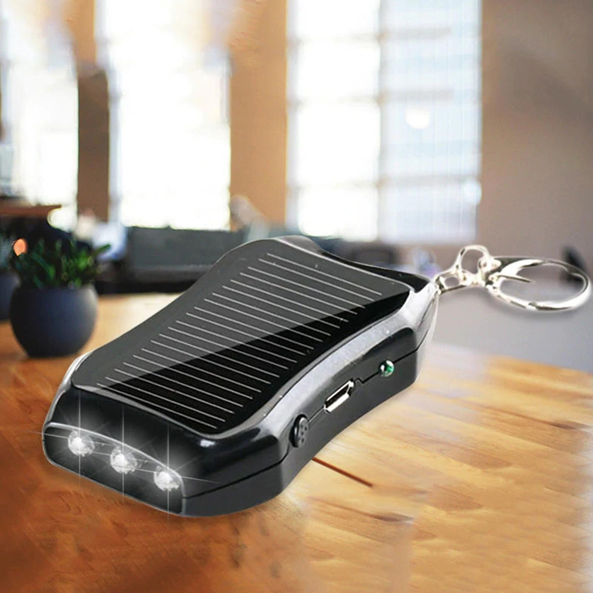 1000mAH Solar Power Bank Keychain-BUY MORE SAVE MORE