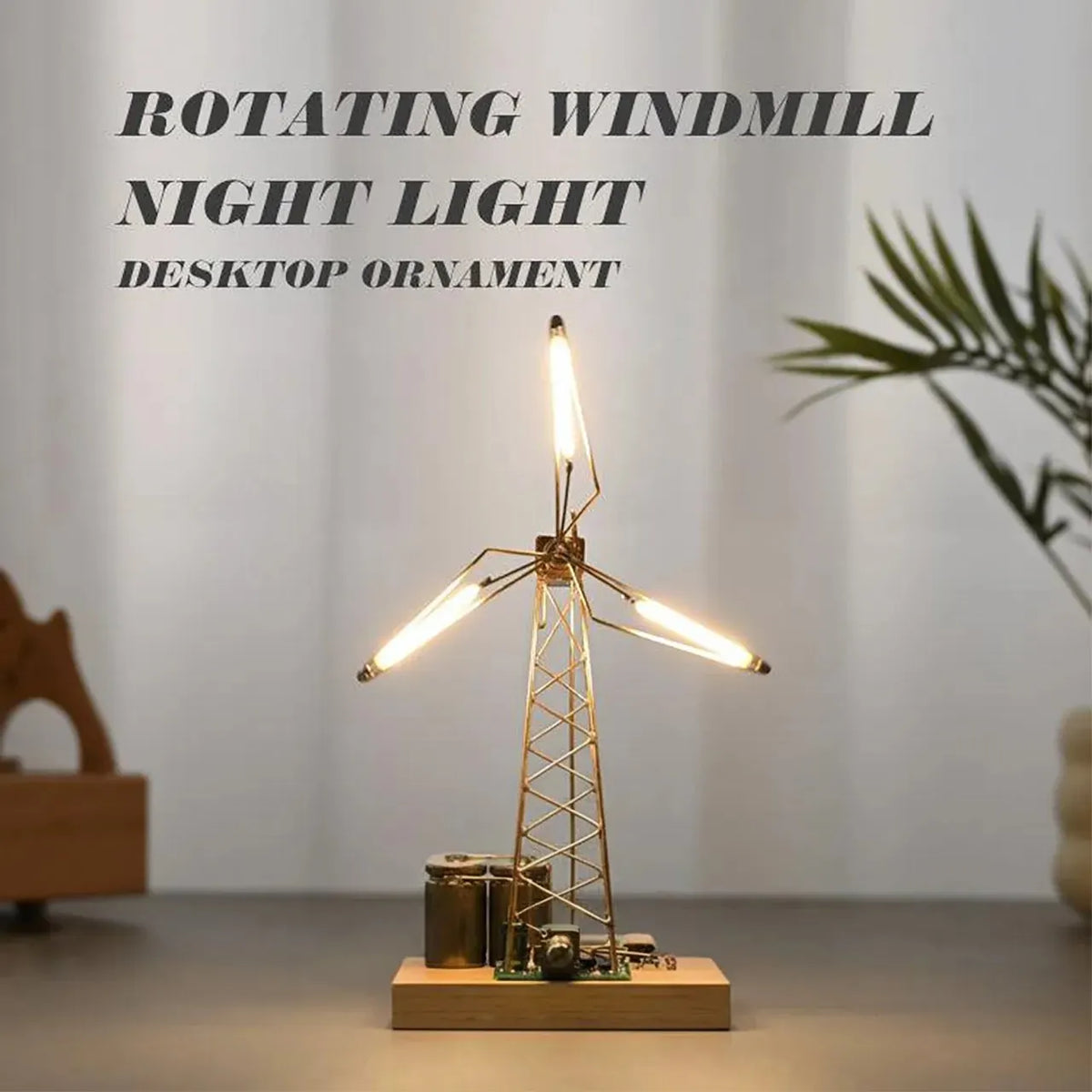 🔥HOT SALE🔥🏆Hot Sale 💡DIY Industrial Retro Windmill Lamp | Hand-Craft Your Own Warm Ambience