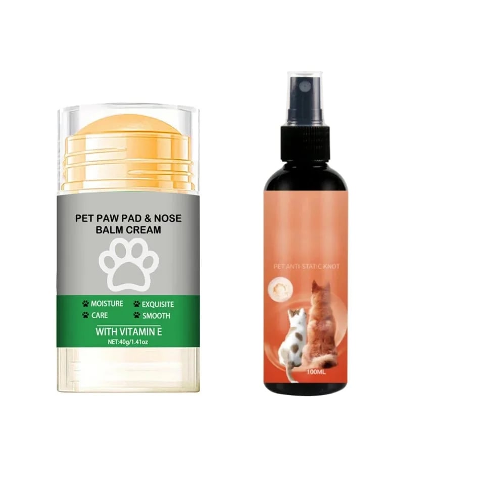 🎉🔥 Moisturizing Pet Paw Balm Stick – Coconut & Beeswax, Lick-Safe, No-Mess 🐾