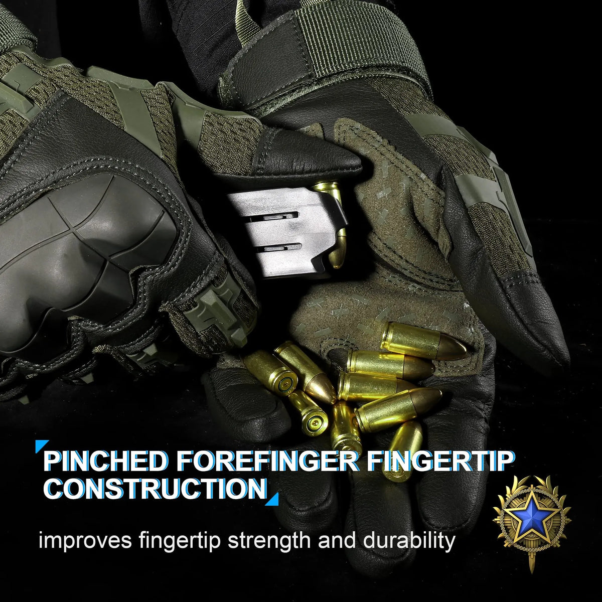 Rubber Guard Tactical Gloves