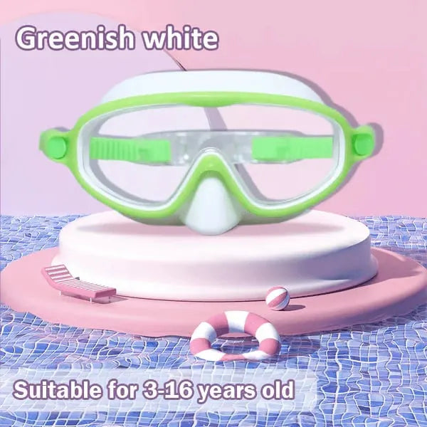 🏊‍♀️ Buy 1 Get 1 Free🏊‍♀️-2026 HD children's large frame waterproof and anti-fog swimming goggles
