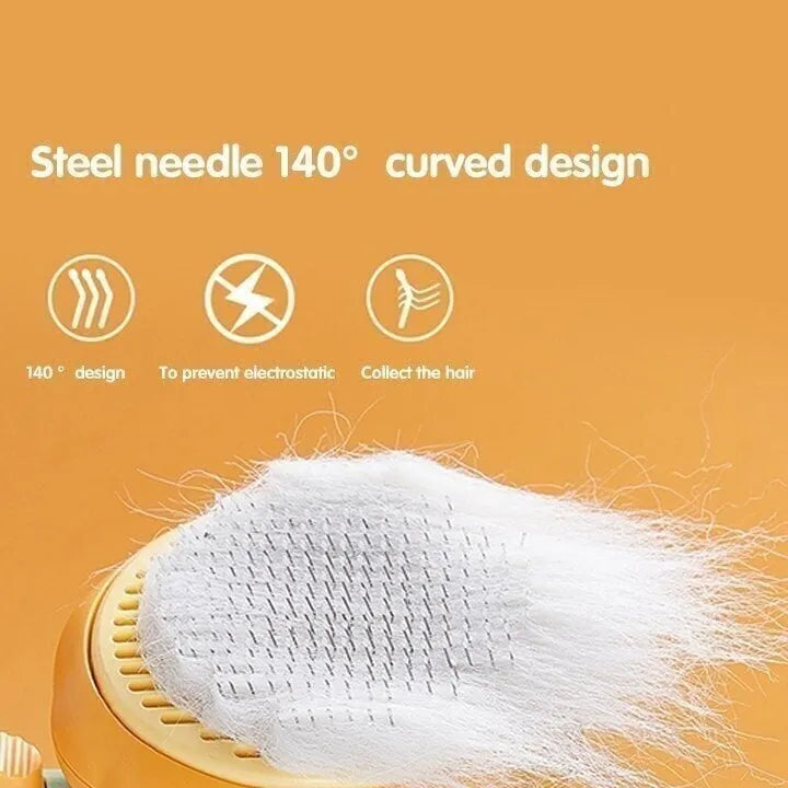 NEW YEAR HOT SALE 40% OFF-Pumpkin Pet Grooming Tool Pet Remove Hair Brush